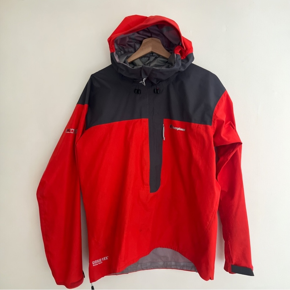Berghaus Red and Grey Raincoat